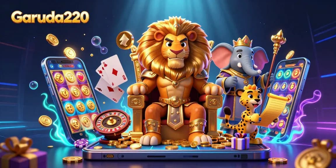 Spin colorful slots and win big with Garuda220's vibrant casino experience.