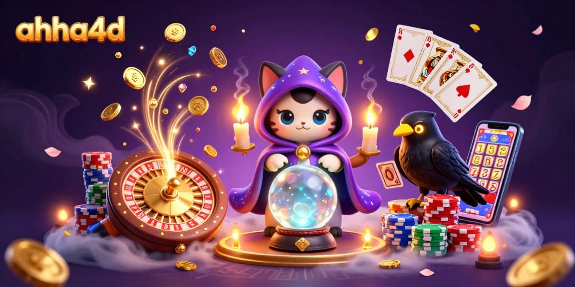 Experience the exciting world of ahha4d with dynamic casino elements and vibrant characters.