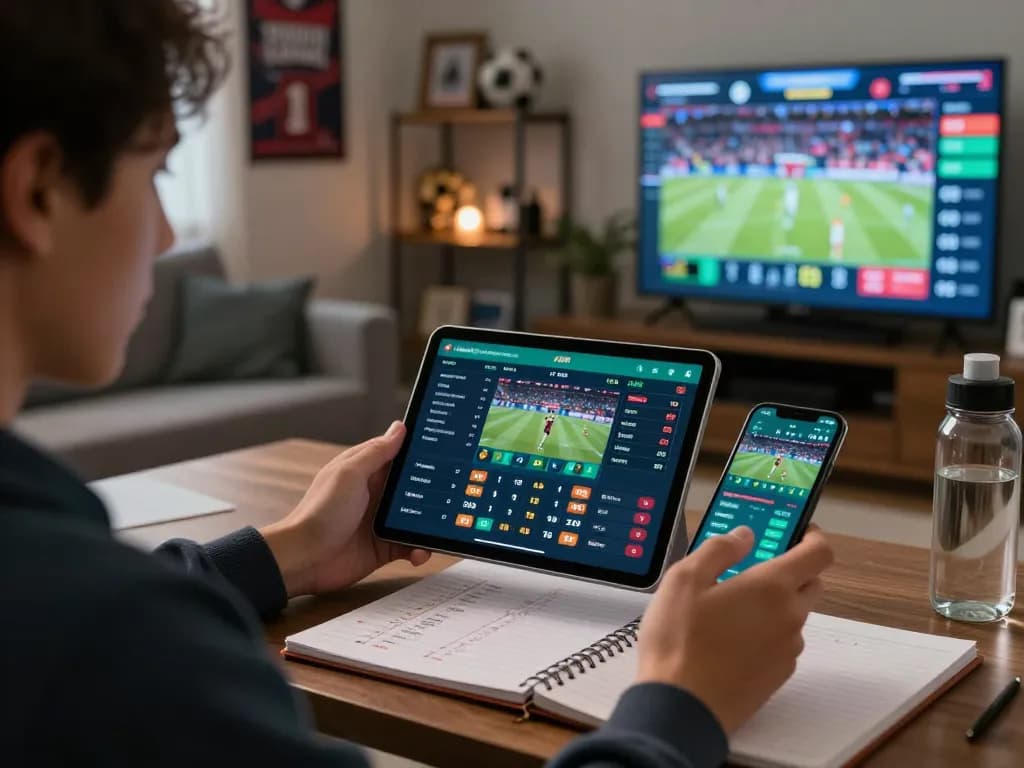 Terlibat dalam m88 login untuk taruhan olahraga di tablet, menampilkan pengaturan permainan rumah yang strategis.