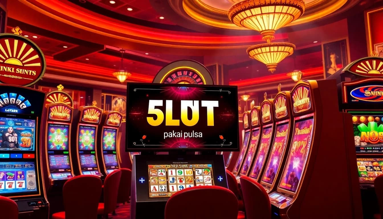 Experience thrilling gaming action with link slot pakai pulsa at vibrant online casino.