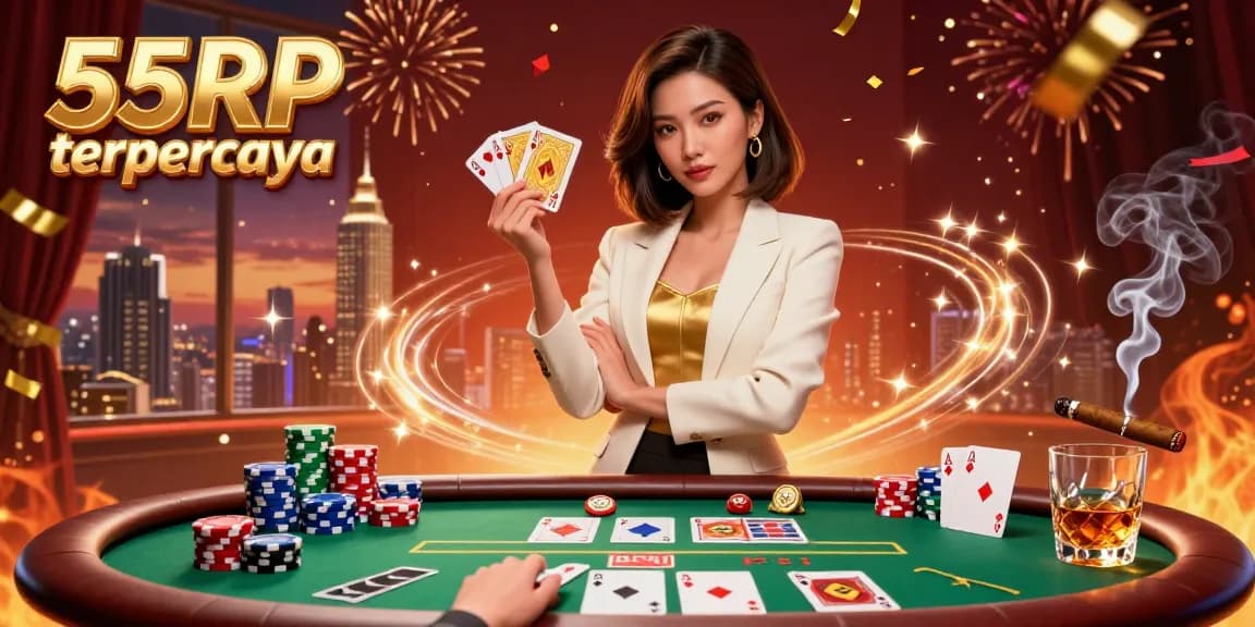 Rasakan permainan yang mendebarkan di 55RP terpercaya dengan aksi poker dan elemen kasino yang berwarna-warni.