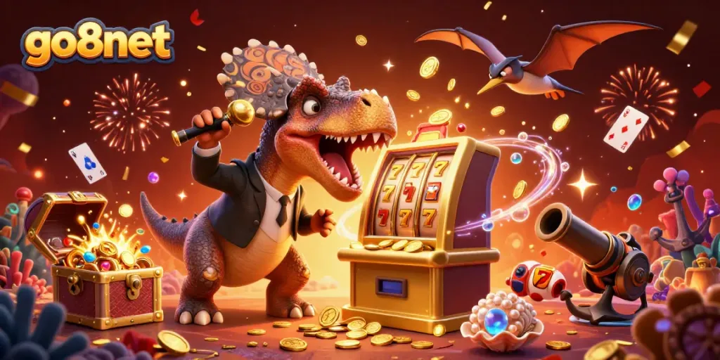 Experience exciting gameplay with go8net as a pachycephalosaurus wins a jackpot!