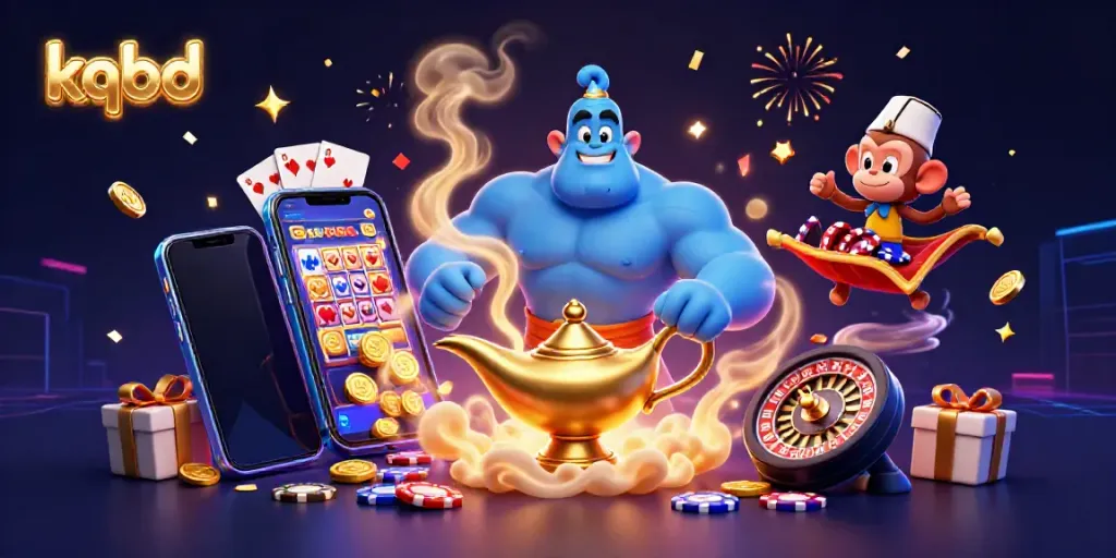 Experience the thrill of kqbd as a magical genie and poker elements ignite your gaming excitement.
