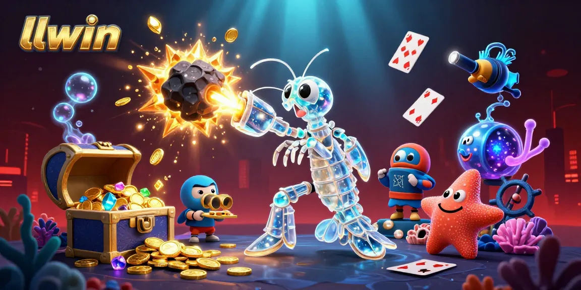 llwin players enjoy thrilling moments surrounded by exploding treasures and animated characters in a vibrant scene