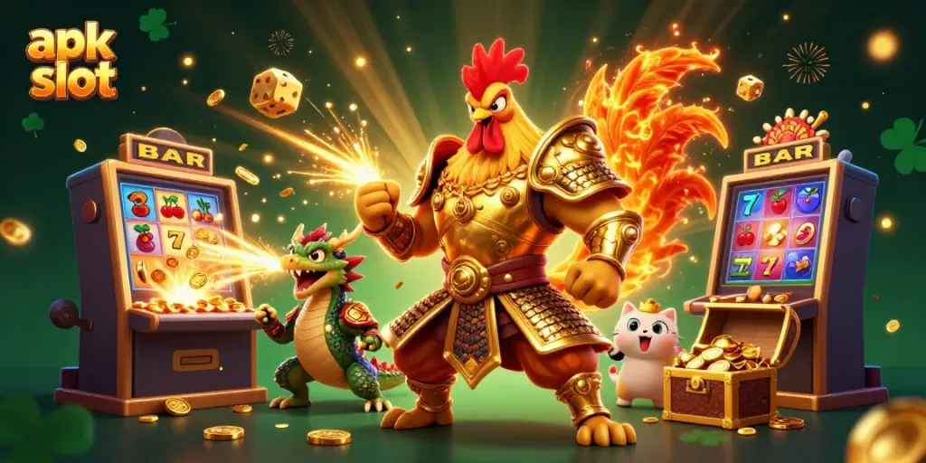 Memainkan apk slot di dunia perjudian dengan simbol keberuntungan dan jackpot yang luar biasa.