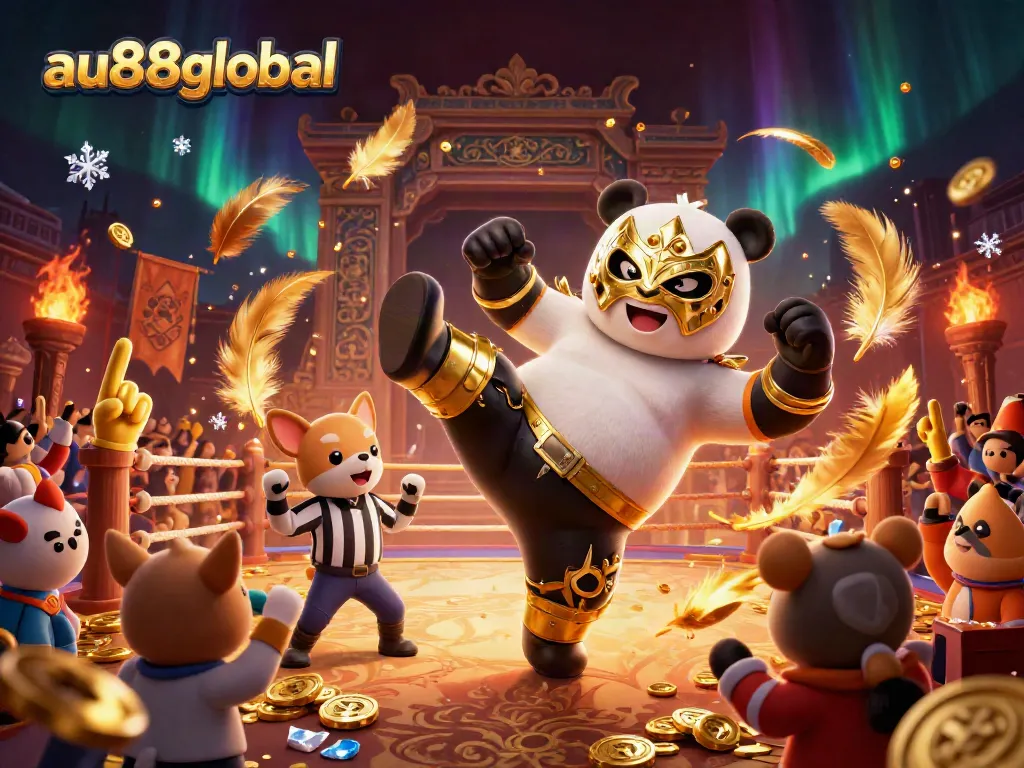 Engage with thrilling moments at au88global, where professional wrestling meets online casino excitement with vibrant colors.