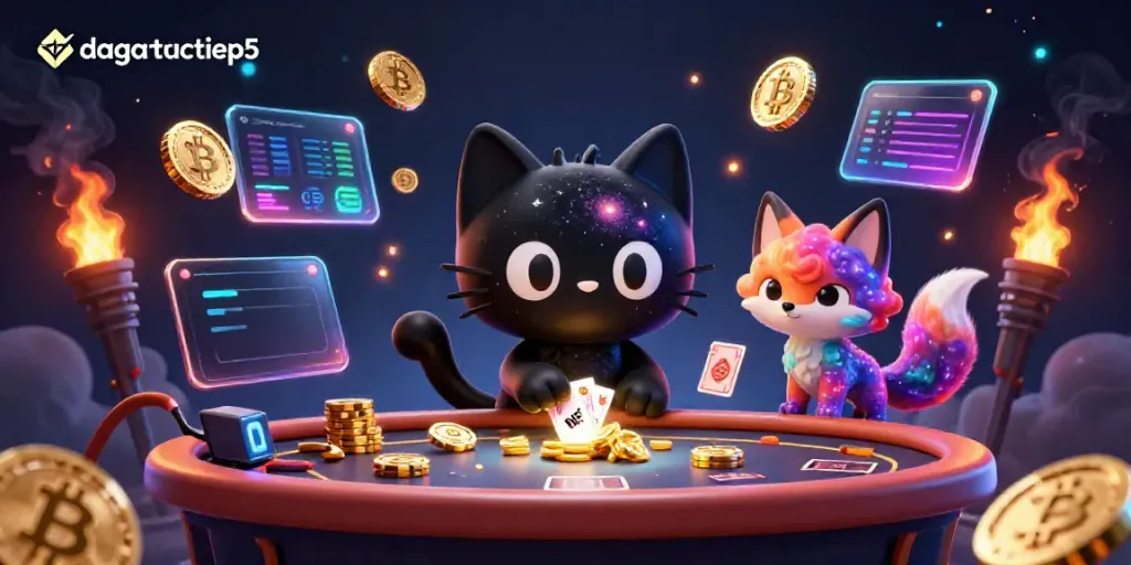 Engage with dagatructiep5's cosmic casino scene, full of vivid characters and gaming elements.