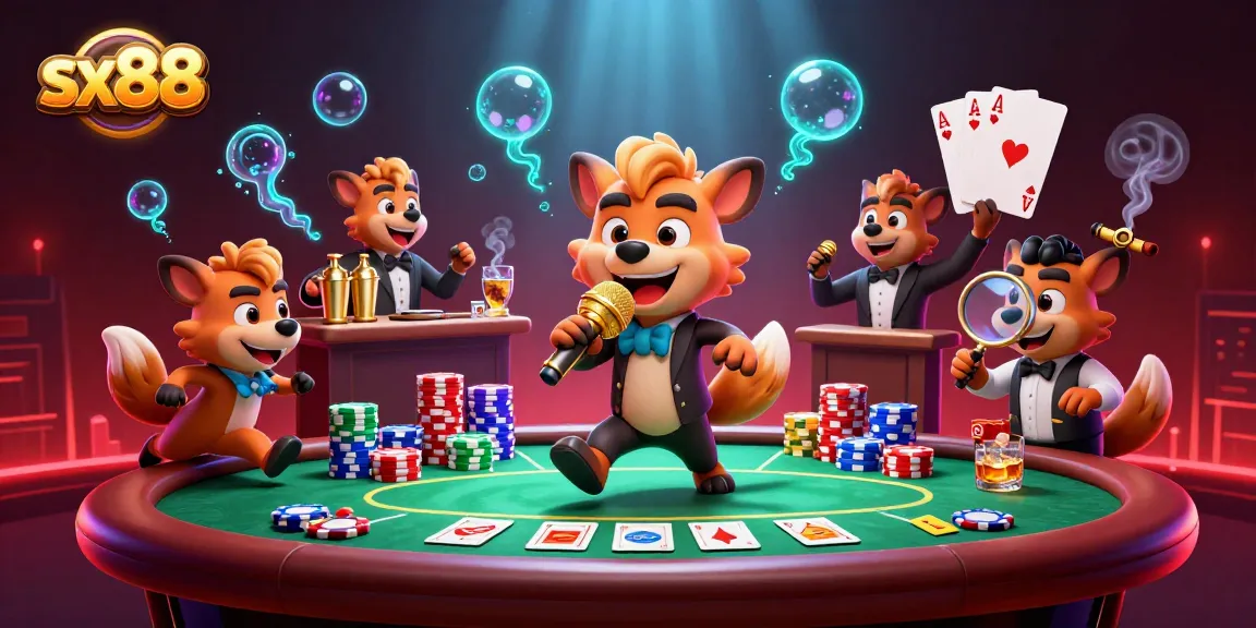 Engage with the lively sx88 casino scene where hyenas entertain, mix drinks, and ensure safety.