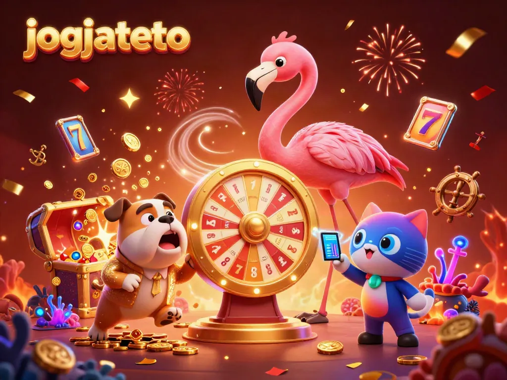 Experience thrilling gameplay at jogjatoto with excitement of spinning slots and vibrant casino elements.