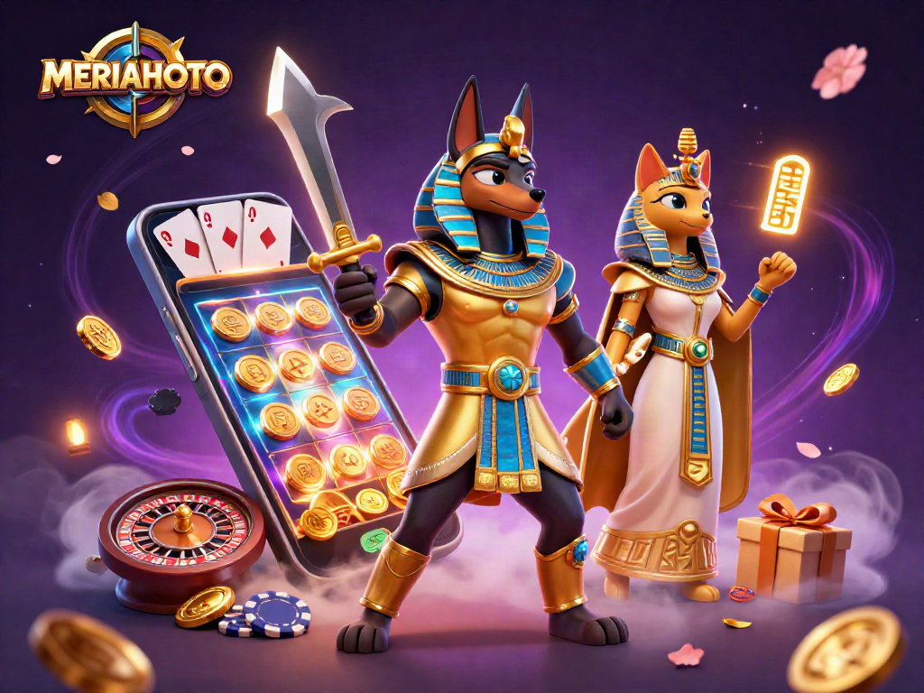 Menangkan permainan di MERIAHTOTO dengan Anubis dan Bastet yang siap bertarung di kasino!