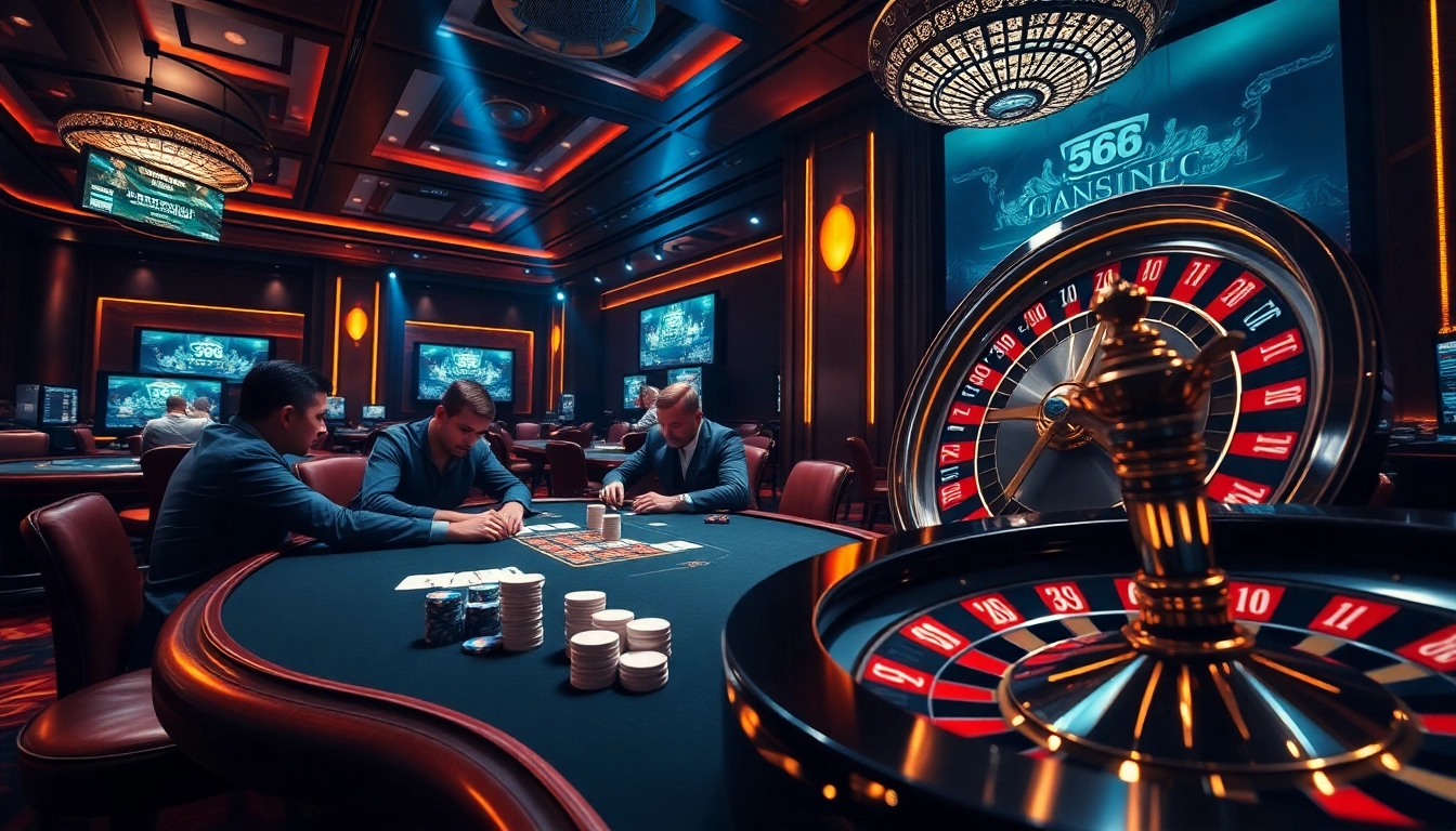 Engaging poker scene at trang chủ x88 with high-stakes action and vibrant casino atmosphere.