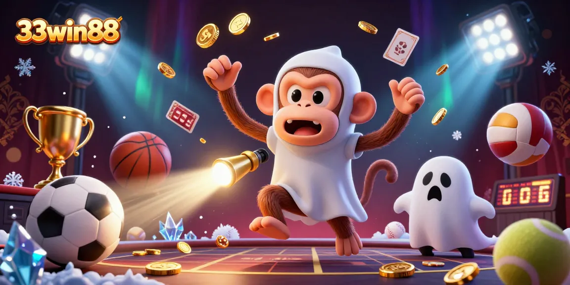 Engage with the lively 33win88 casino scene filled with dynamic sports elements and magical characters.