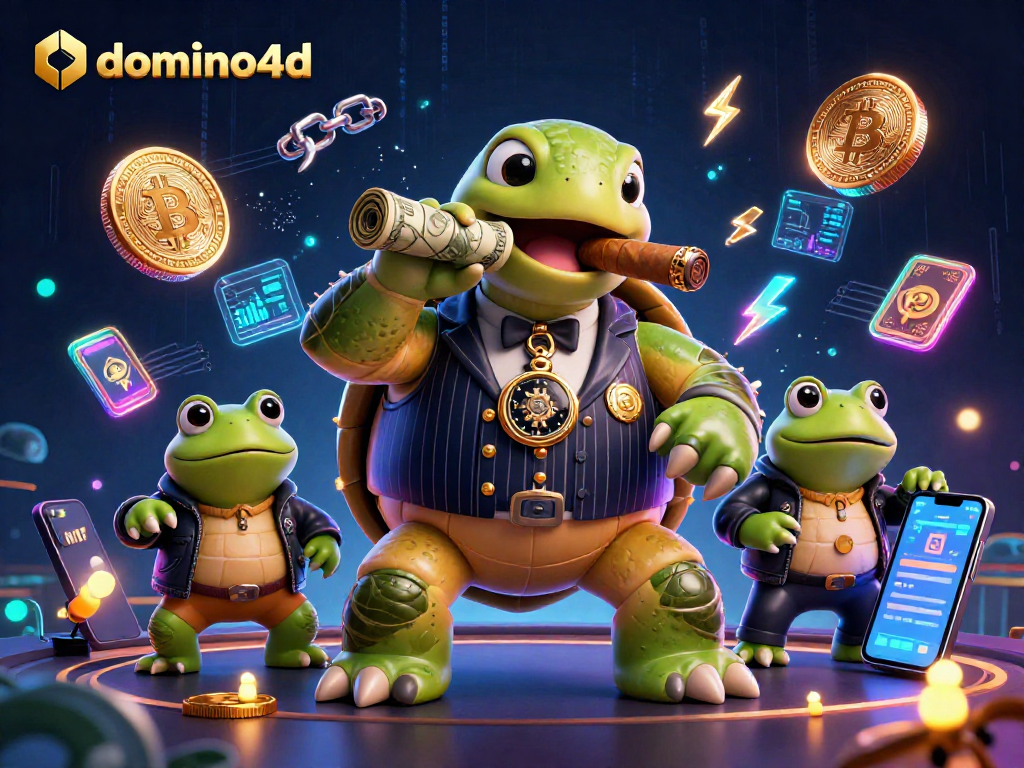 Rasakan keseruan bermain domino4d dengan berbagai elemen menarik dalam ilustrasi kasino digital.