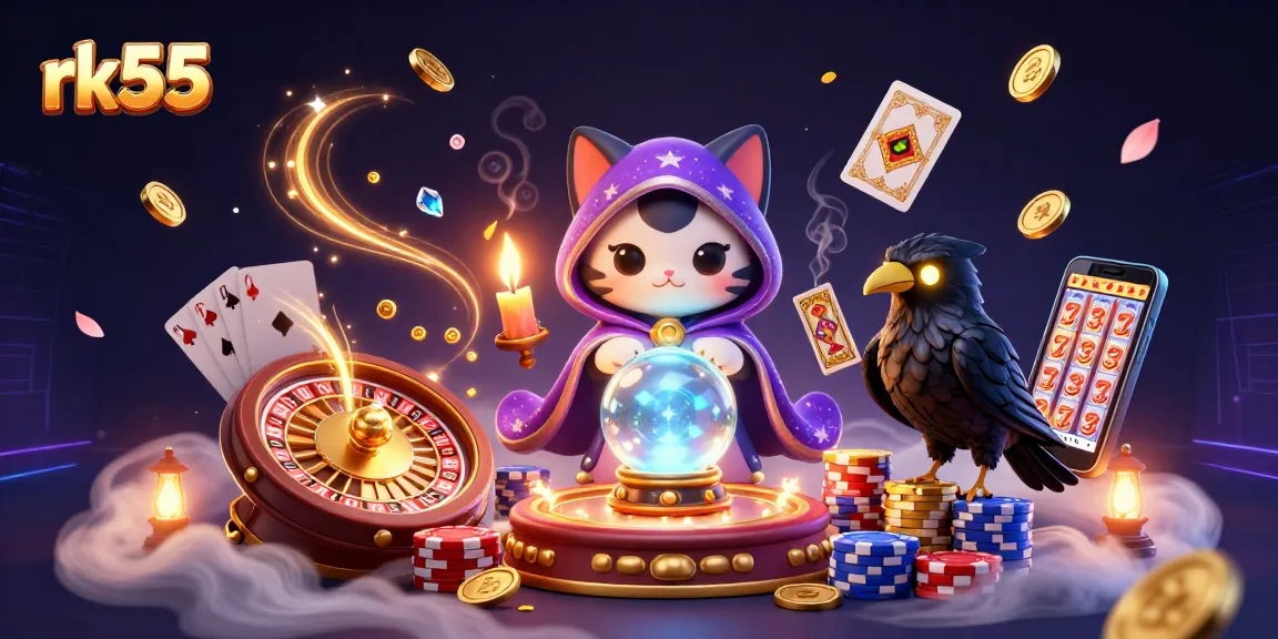Spin the reels and win big with rk55's vibrant online casino atmosphere and stunning graphics.