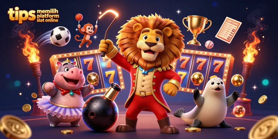 Spin the reels for tips memilih platform slot online with our vibrant casino characters and elements.
