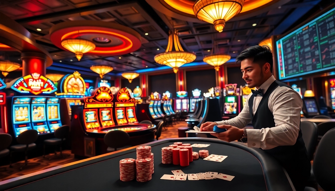 Experience thrilling gameplay at berlian 888 with luxurious slot machines and catering delights.