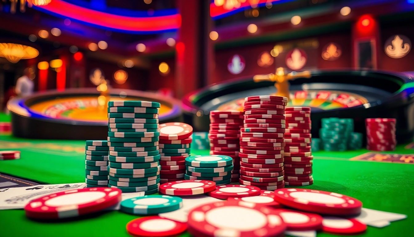Menangkan permainan di tunai 138 dengan poker chips dan kasino yang penuh warna.