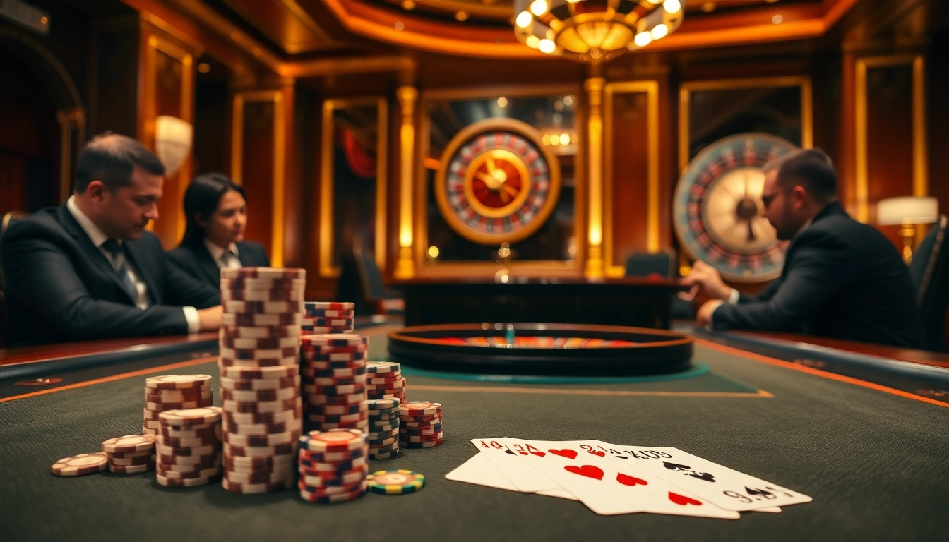 Engage in a high-stakes poker game at https://98winmb.com/ with luxury surroundings and thrilling atmosphere.