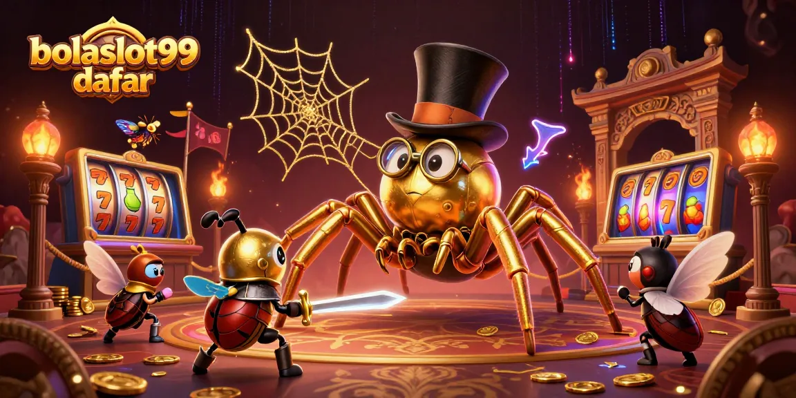 Engage in the thrilling world of bolaslot99 daftar with our vibrant 3D casino illustration.