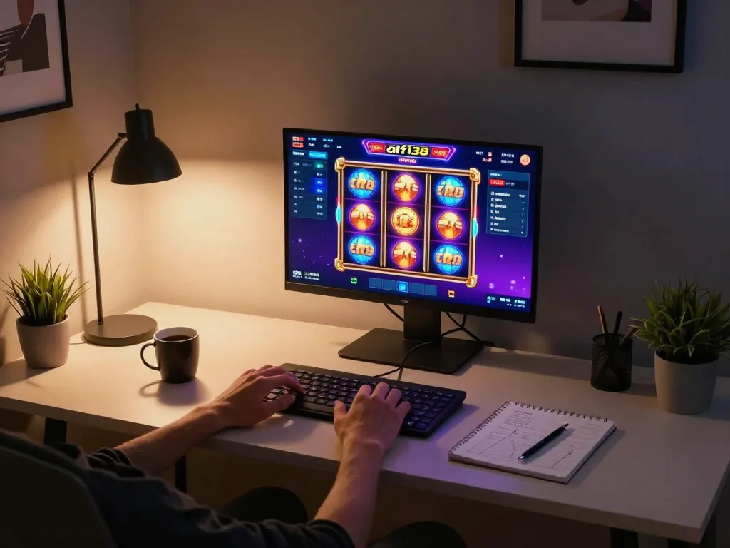 Berinteraksi dengan slot online alf138 di rumah, menikmati pengalaman bermain yang nyaman.