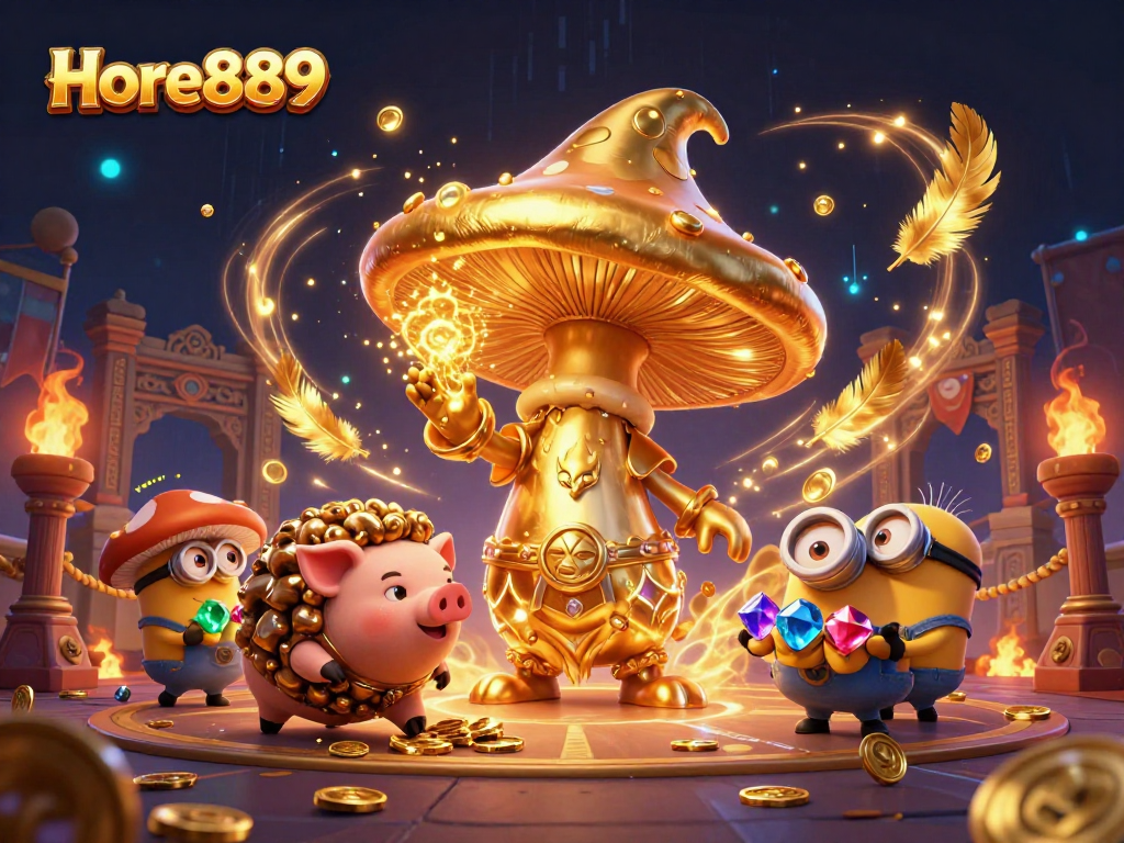 Join the fun with Hore889 at an exciting online casino featuring unique magical elements!