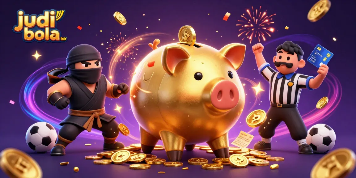 Engage in judi bola online with a vibrant sports betting scene featuring dynamic characters.