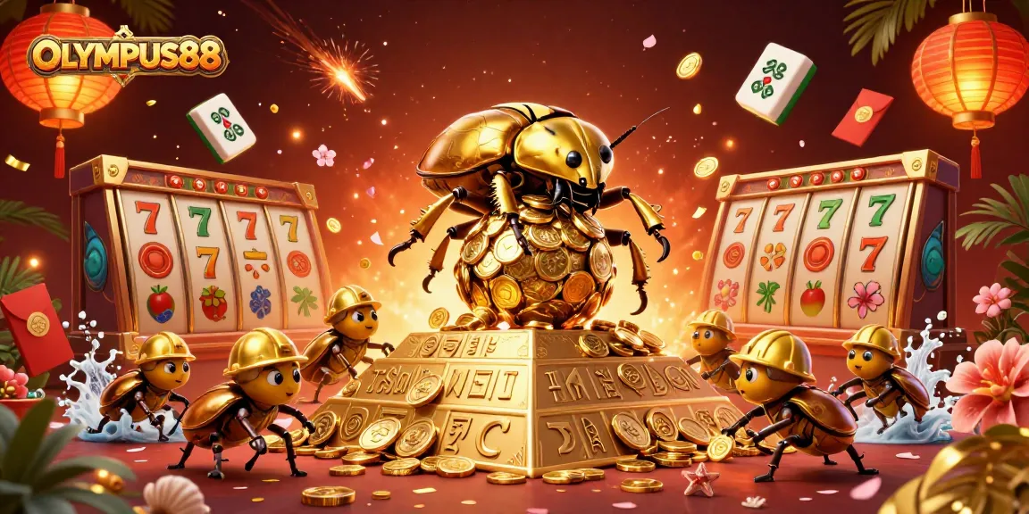 OLYMPUS88 memvisualisasikan slot menguntungkan dengan simbol bertema kasino yang memikat.