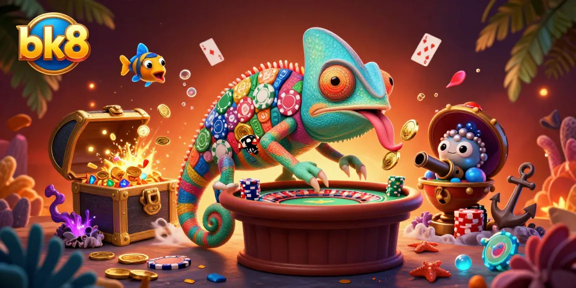 Engage in exciting gaming action at bk8 while observing the vibrant casino scene.