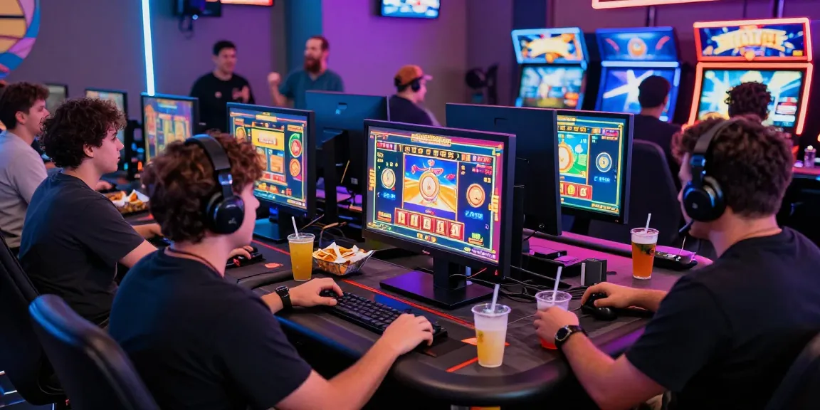 Pengalaman bermain yume toto di ruang permainan online yang penuh warna dan energi.