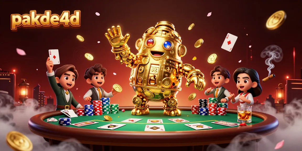 Experience thrilling gameplay with pakde4d's vibrant casino elements, showcasing dynamic poker action.