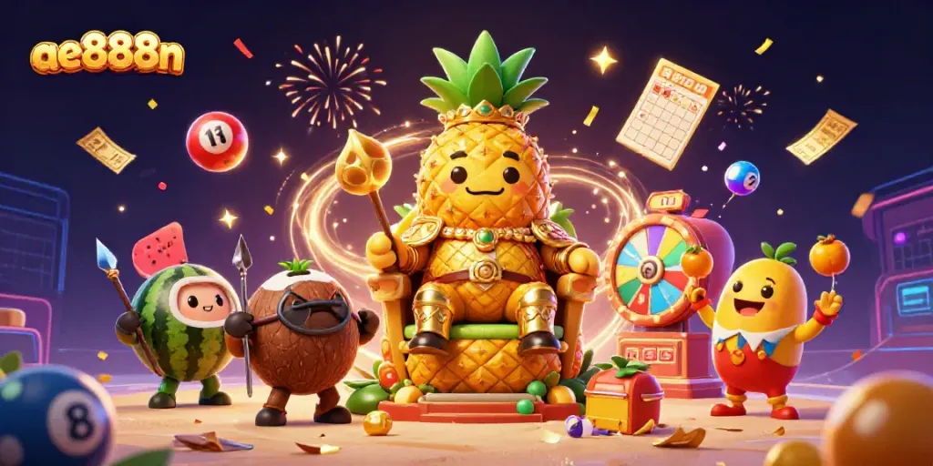 Experience the vibrant energy of ae888n's casino world with dynamic characters and colorful games.