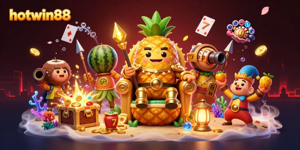 Experience thrilling wins at hotwin88 with colorful slots and dynamic casino characters.