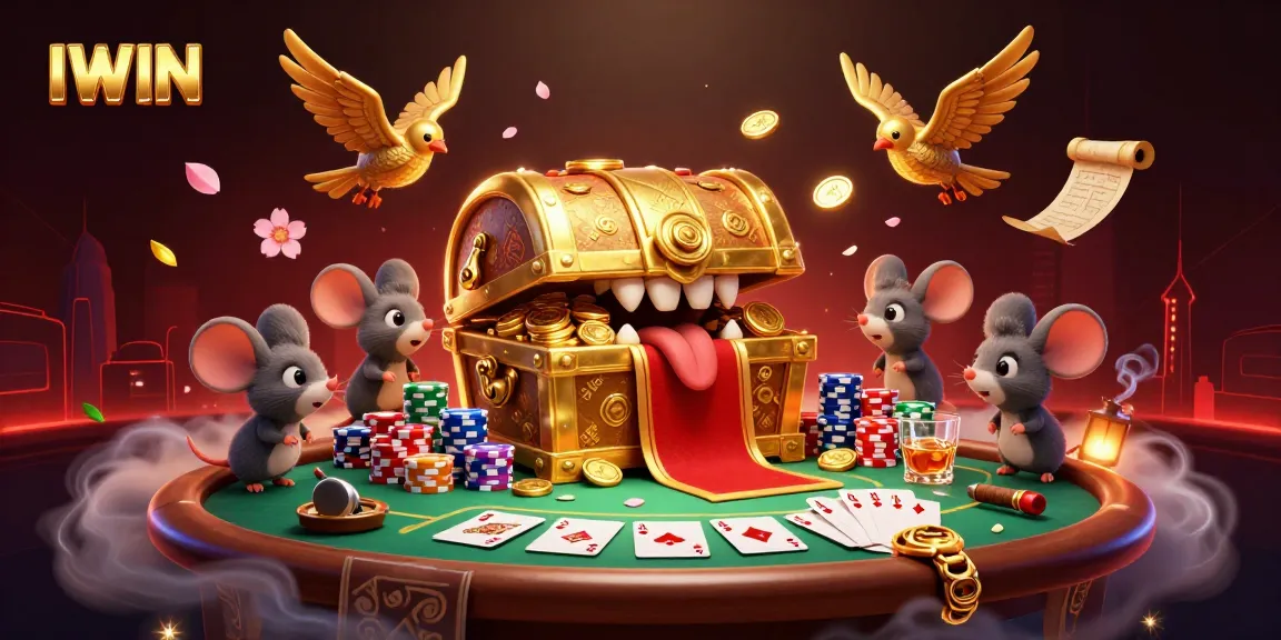 Join the thrilling adventure at IWIN with a captivating treasure chest and exciting poker action.