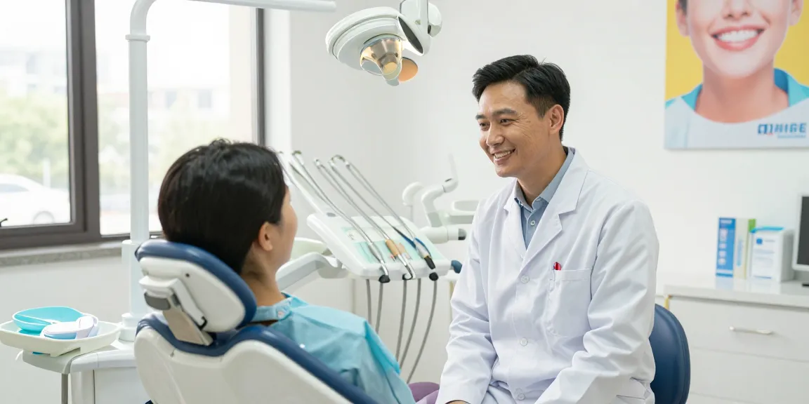 Visit Dentee for a friendly dentist consultation in a bright dental clinic.