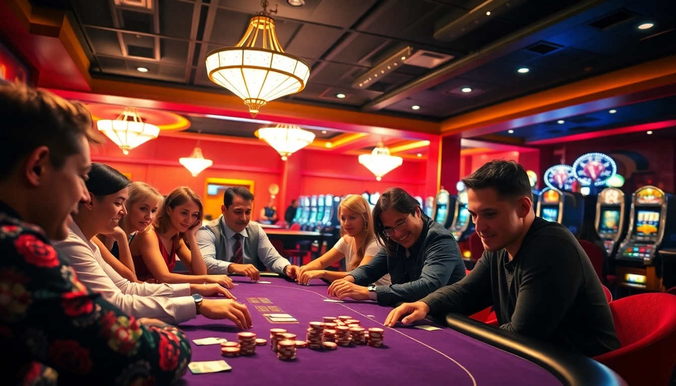 Permainan situs togel yang menarik di kasino dengan suasana mendebarkan.