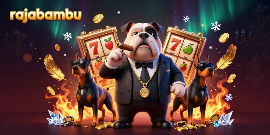 Rajabambu menghadirkan pengalaman bermain slot dengan karakter mafia dan efek gemilang.