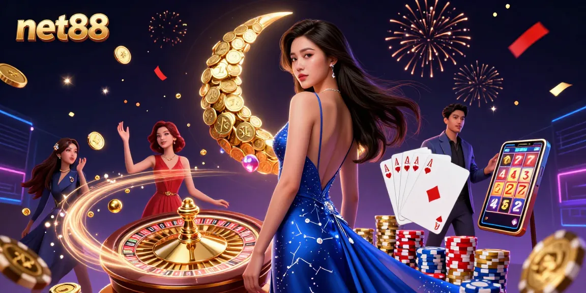 Experience thrilling gaming action at net88 with dynamic casino elements and dazzling visuals.