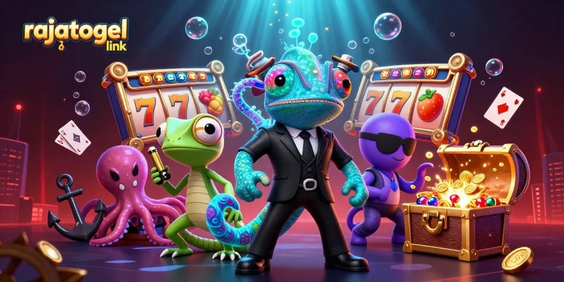 Gambar rajatogel link yang menunjukkan agen rahasia dan elemen permainan slot yang dinamis.