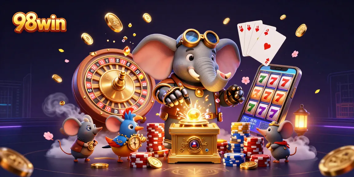 Experience thrilling wins at 98win with captivating games, golden slots, and lively casino action.