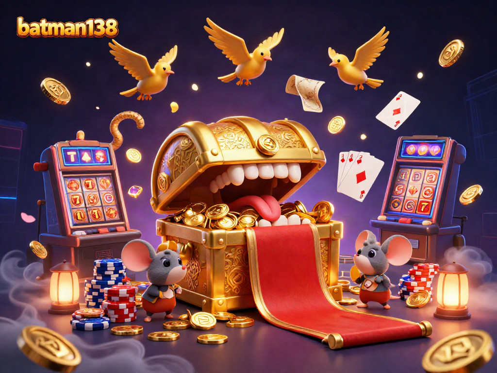 Spin the reels and win big with batman138 at this vibrant online casino scene!