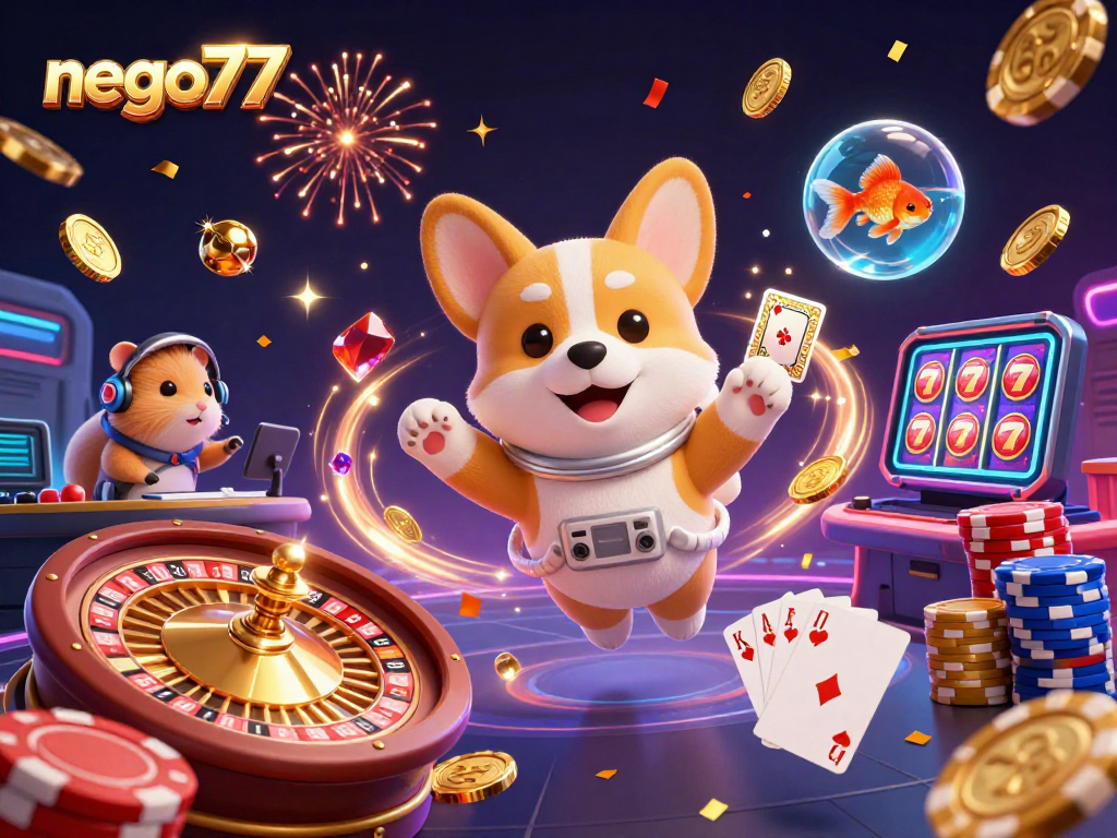 Experience thrilling gameplay and winning chances at nego77 with an engaging 3D casino atmosphere.
