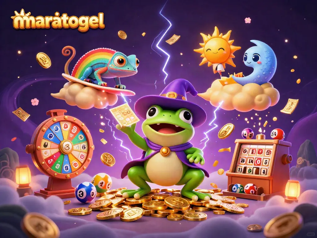 Experience the excitement at mariatogel with colorful gaming elements and vibrant characters!
