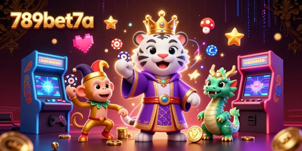 Experience thrilling wins at 789bet7a with vibrant 3D casino action and playful characters.