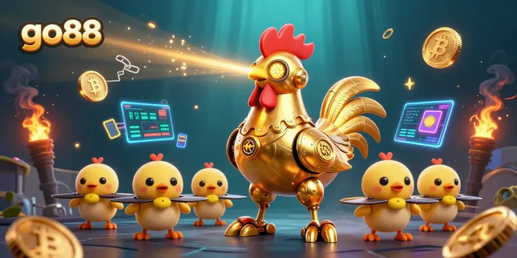Play exciting games at go88 with vibrant 3D action featuring unique characters and animated elements